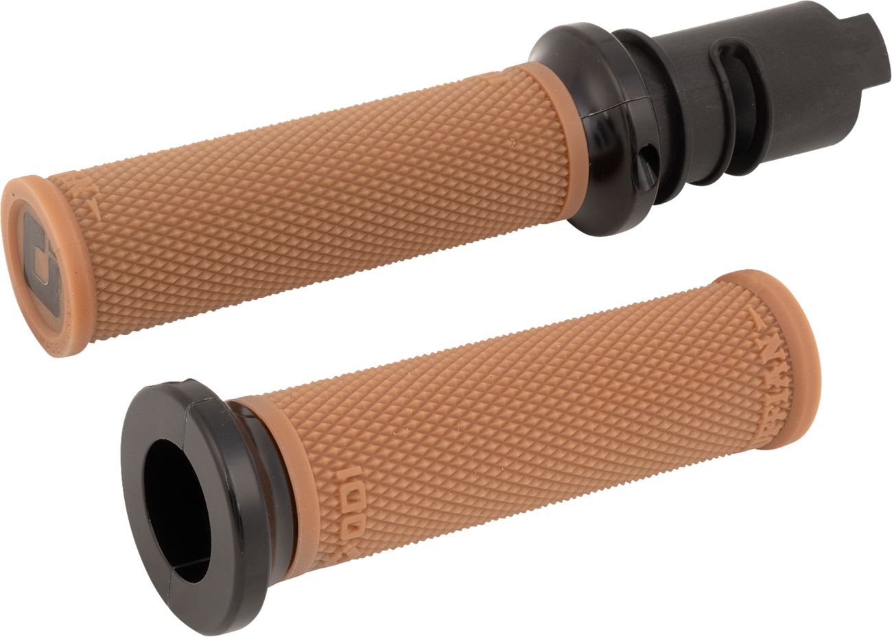 ODI Ruffian Lock-On Street Grips - CVO - Gum Rubber/Black V30HTCGR-B