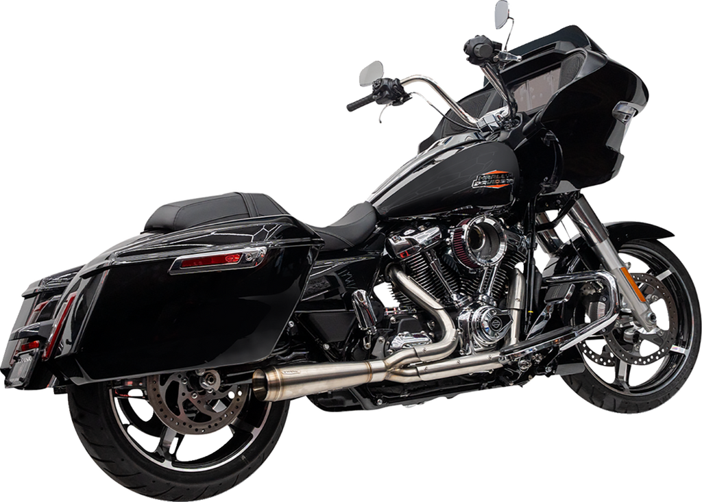 TRASK 2-into-1 Assault Exhaust System - Stainless Steel - Touring M8 TM-5011