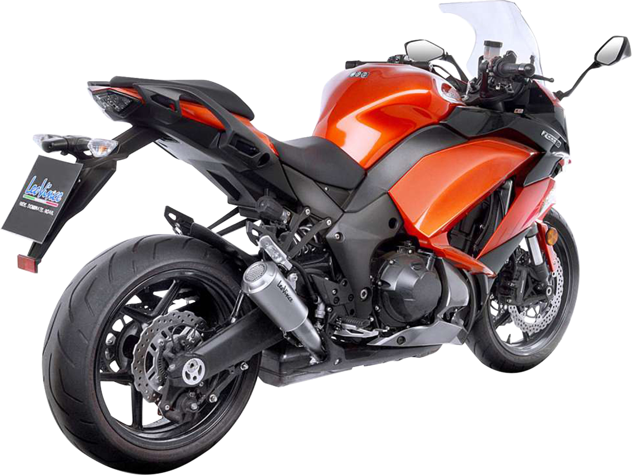LEOVINCE LV-12 R Slip-On Muffler - Stainless Steel - KTM 1090/1190/1290 15309U