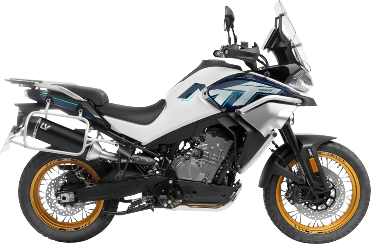 LEOVINCE LV-14 Slip-On Muffler - Black - KTM/CF MOTO 790/800/890/901 15618BU