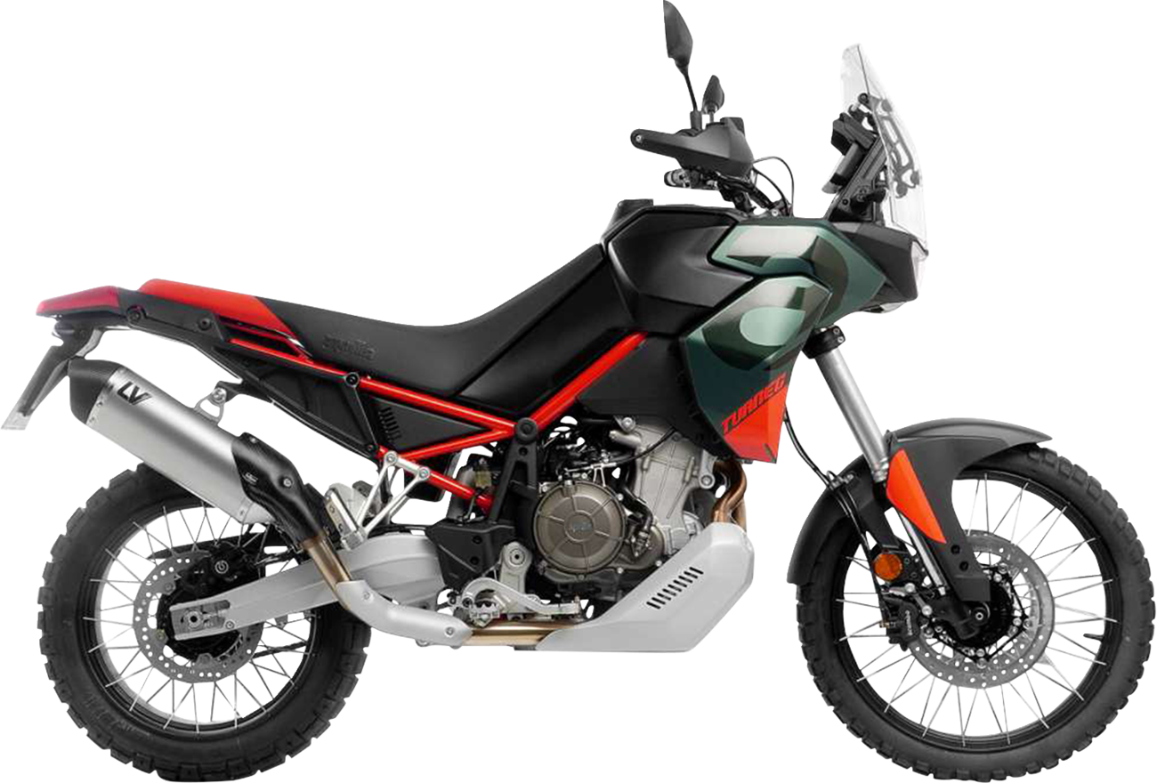 LEOVINCE LV-14 Slip-On Muffler - Stainless Steel - Aprilia Tuareg 660 15626U
