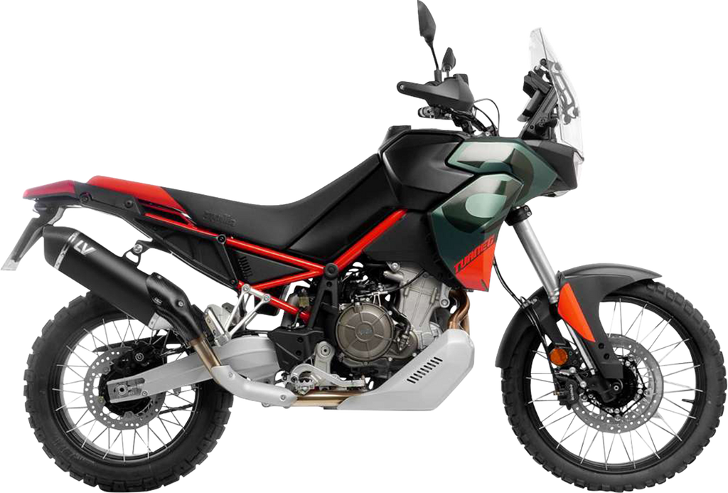 LEOVINCE LV-14 Black Edition Slip-On Muffler - Aprilia Tuareg 660 15626BU