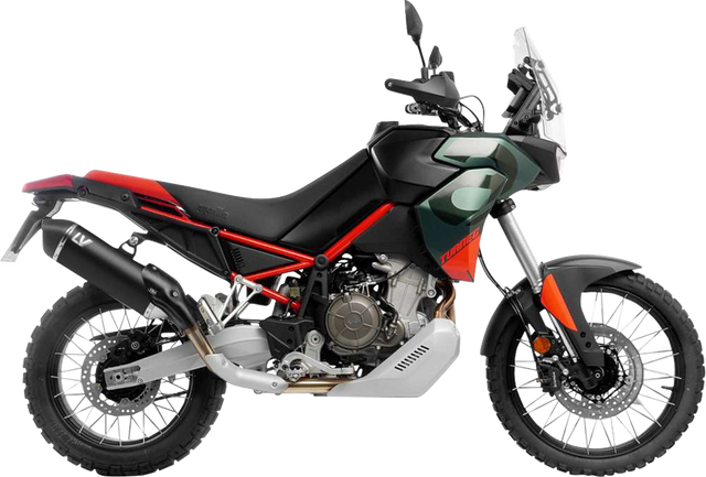 LeoVince LV-14 Black Edition Slip-On Muffler - Aprilia Tuareg 660 15626BU 2022-2024