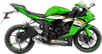 LEOVINCE LV Corsa S Slip-On Muffler - Titanium - Kawasaki ZX-6R 15413STU
