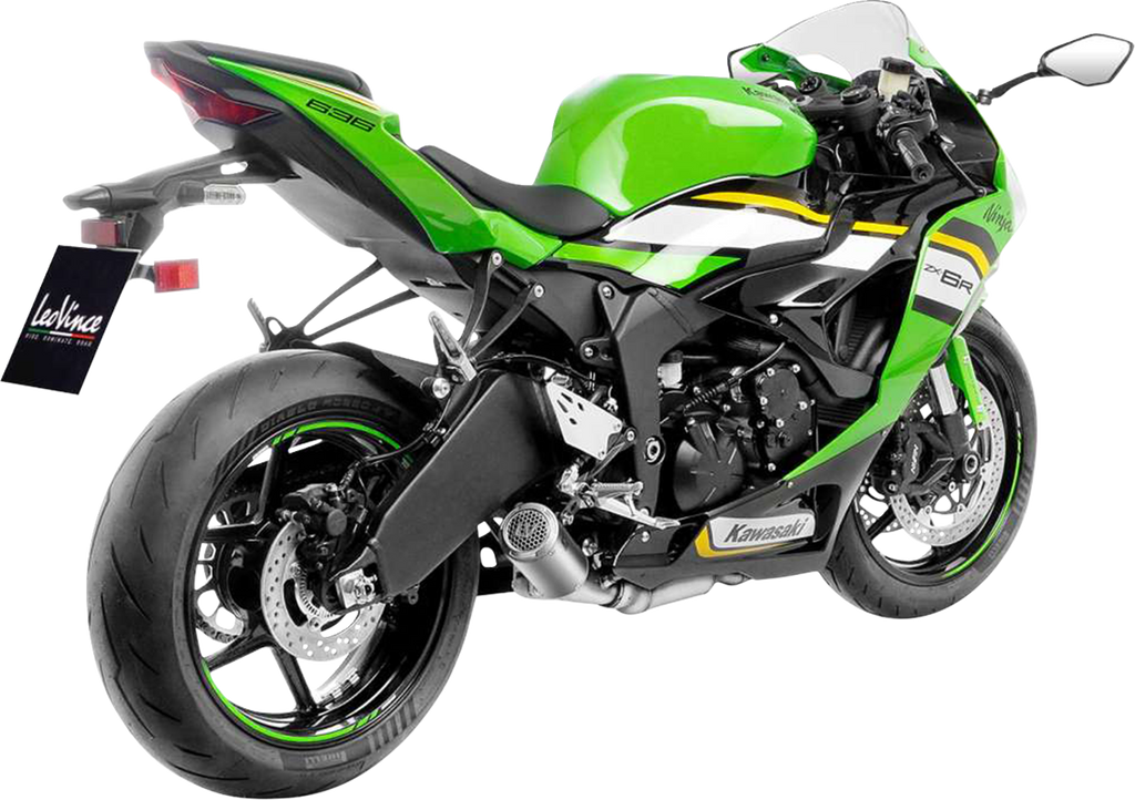 LEOVINCE LV Corsa S Slip-On Muffler - Titanium - Kawasaki ZX-6R 15413STU
