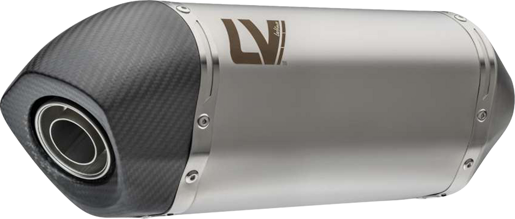LEOVINCE LV-14 Slip-On Muffler - Stainless Steel - Aprilia Tuareg 660 15626U