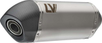 LEOVINCE LV-14 Slip-On Muffler - Stainless Steel - Aprilia Tuareg 660 15626U