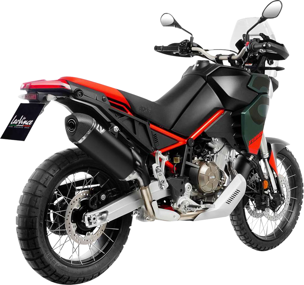 LEOVINCE LV-14 Black Edition Slip-On Muffler - Aprilia Tuareg 660 15626BU
