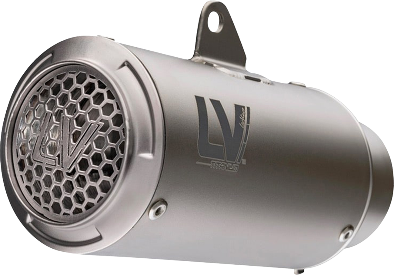 LEOVINCE LV Corsa S Slip-On Muffler - Titanium - Kawasaki ZX-6R 15413STU