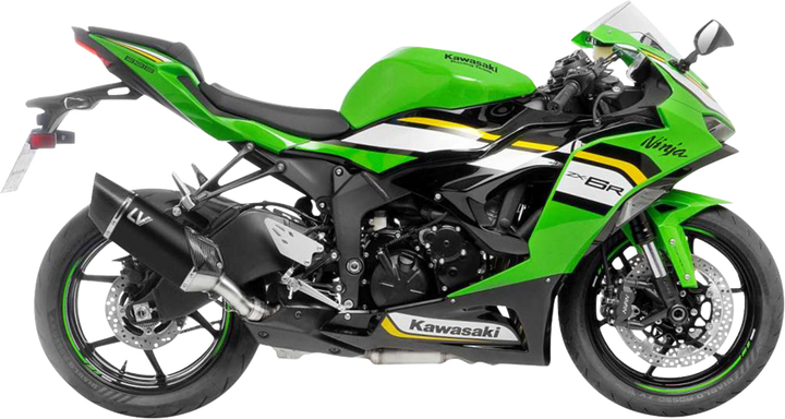 LEOVINCE LV-14 R Black Edition Slip-On Muffler - Kawasaki ZX-6R 15625BU