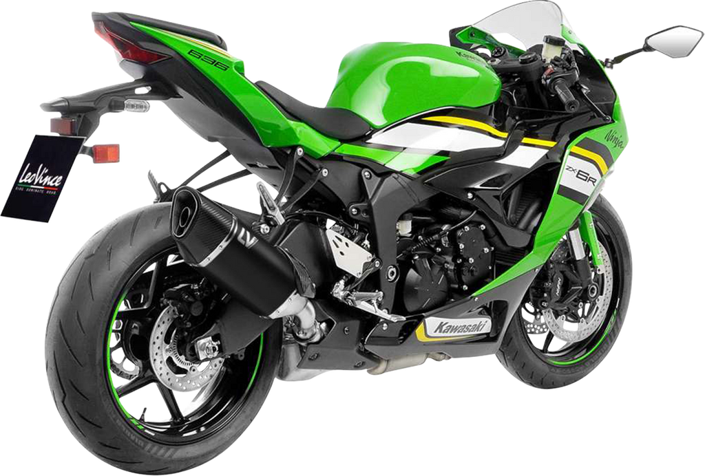 LEOVINCE LV-14 R Black Edition Slip-On Muffler - Kawasaki ZX-6R 15625BU