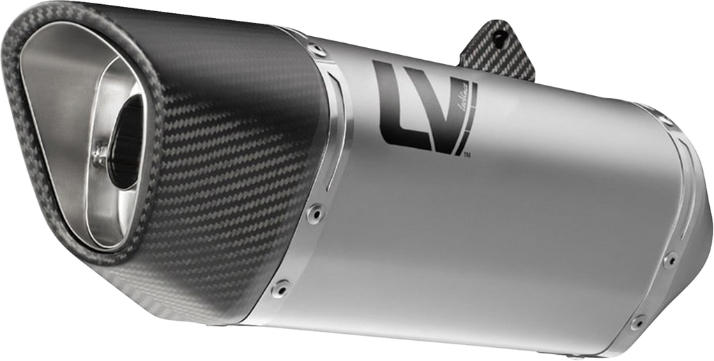 LEOVINCE LV-14 R Slip-On Muffler - Stainless Steel - Honda CB 1000 Hornet 15617U
