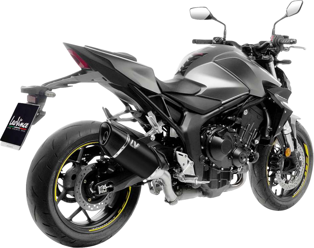 LEOVINCE LV-14 R Black Edition Slip-On Muffler - Honda CB 1000 Hornet 15617BU
