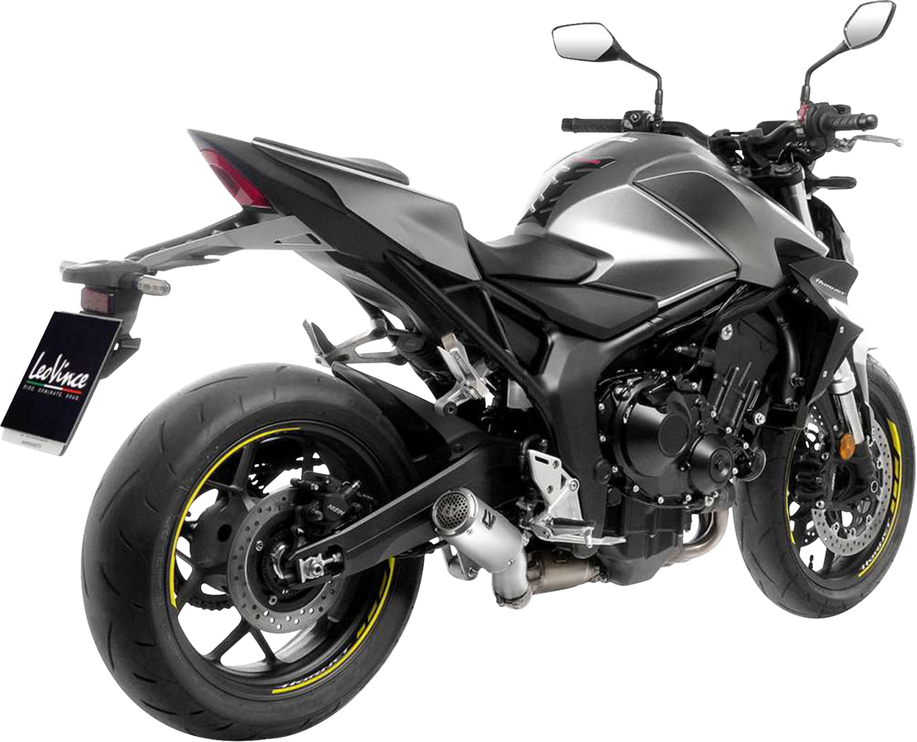 LEOVINCE LV Corsa S Slip-On Muffler - Titanium - Honda CB 1000 Hornet 15412STU