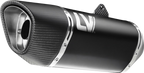 LEOVINCE LV-14 R Slip-On Muffler - Black - Kawasaki Versys 1000 15623BU