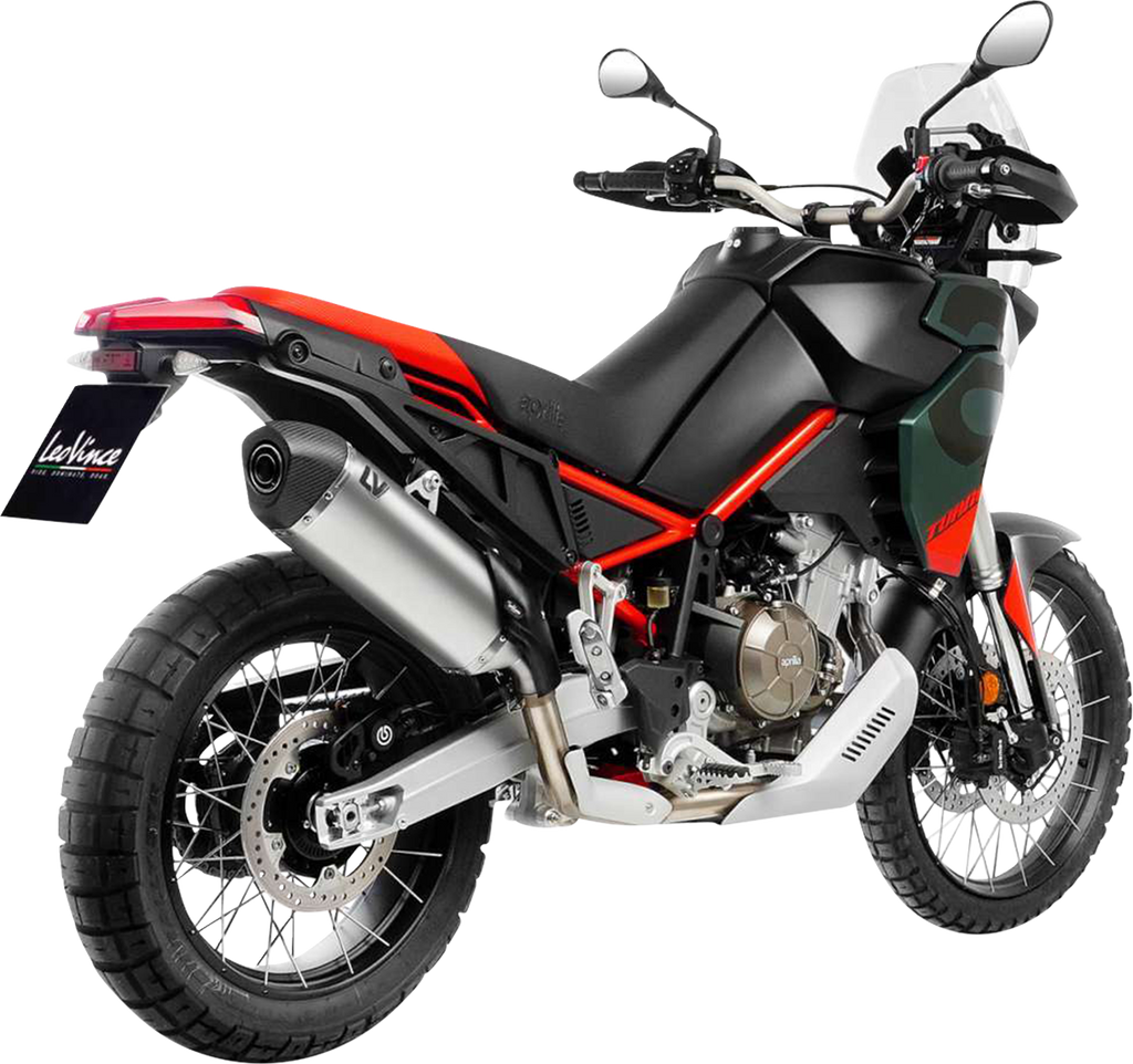 LEOVINCE LV-14 Slip-On Muffler - Titanium - Aprilia Tuareg 660 15626TU