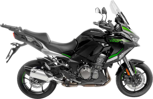 LeoVince LV-14 R Slip-On Muffler - Stainless Steel - Kawasaki Versys 1000 15623U 2019-2026