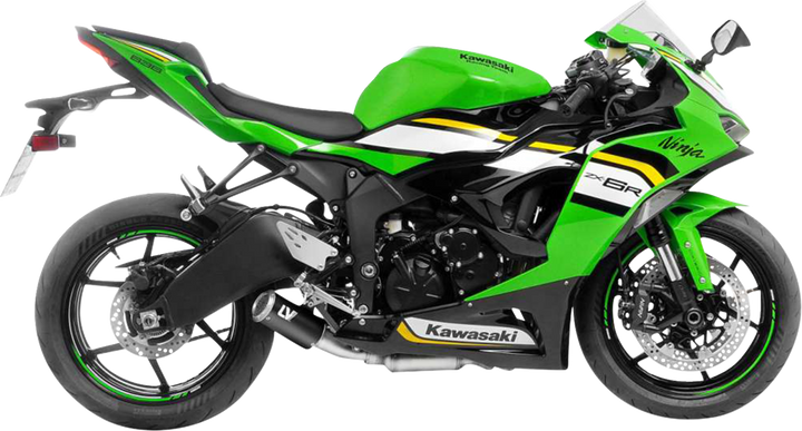 LEOVINCE LV Corsa S Black Edition Slip-On Muffler - Kawasaki ZX-6R 15413SBU