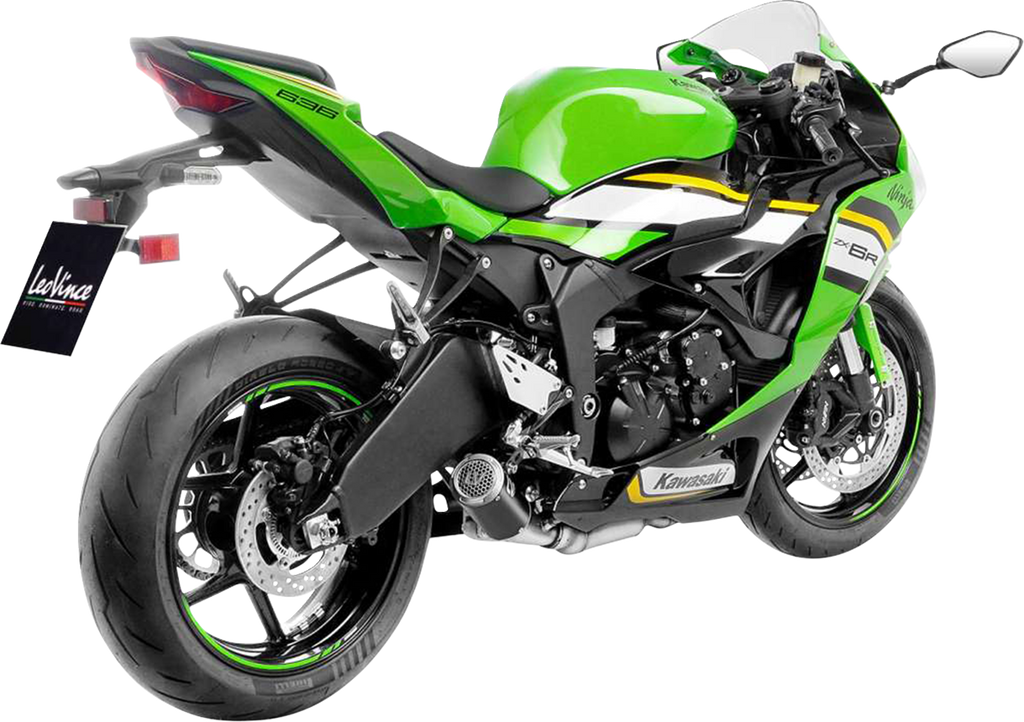 LEOVINCE LV Corsa S Black Edition Slip-On Muffler - Kawasaki ZX-6R 15413SBU