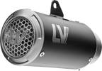 LEOVINCE LV Corsa S Black Edition Slip-On Muffler - Kawasaki ZX-6R 15413SBU