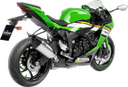 LEOVINCE LV-14 R Slip-On Muffler - Titanium - Kawasaki ZX-6R 15625TU
