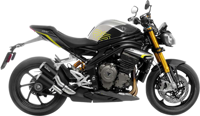 LeoVince LV-10 Black Edition Slip-On Muffler - Triumph Speed Triple 1200 RR/RS/RX 15271B 2021-2026