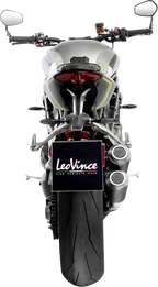 LEOVINCE LV-10 Black Edition Slip-On Muffler - Triumph Speed Triple 1200 RR/RS/RX 15271B