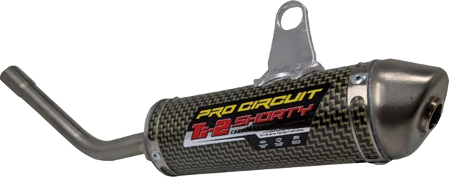 Pro Circuit Ti-2 Shorty Silencer - Titanium/Aramid Fiber - KTM/Husqvarna/GasGas 1152512K
