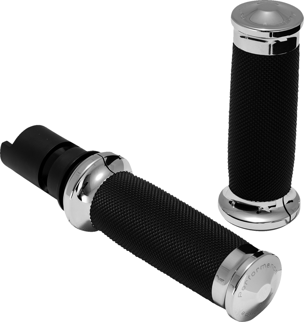 PERFORMANCE MACHINE (PM) Contour Color Grips - '24+ Harley-Davidson - Chrome 0063-2105M-CH