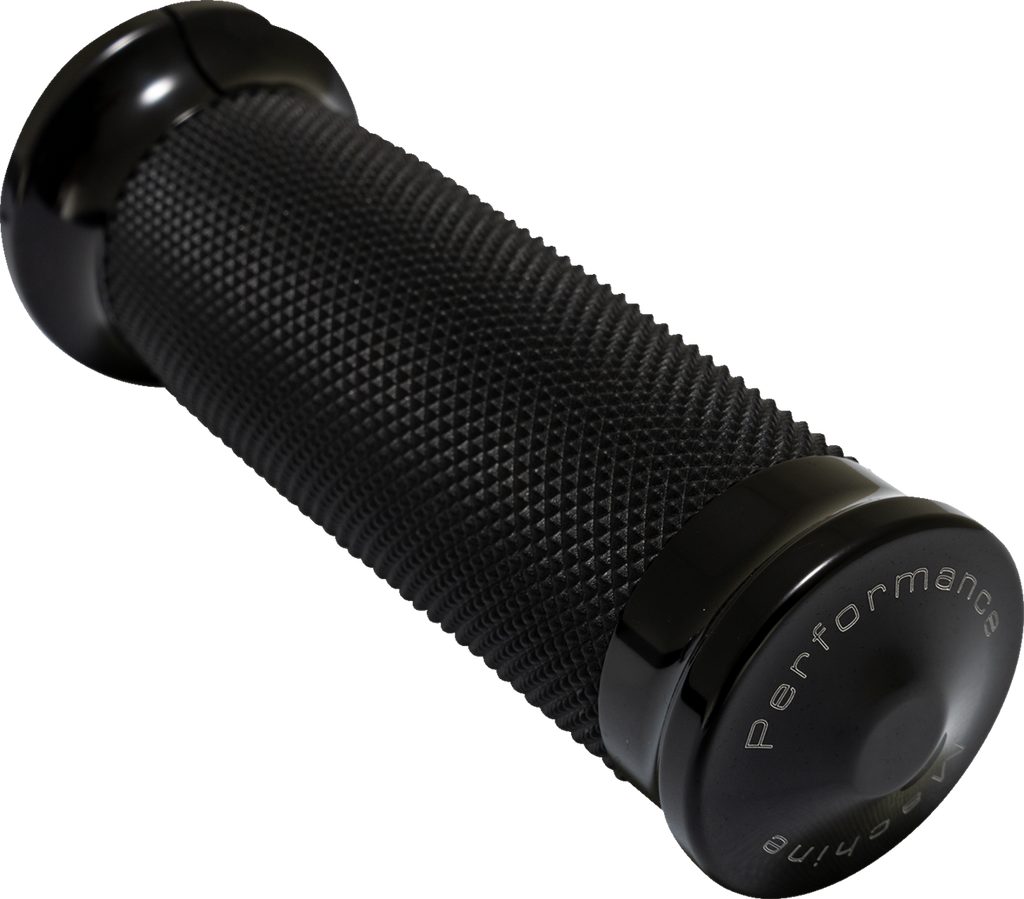 PERFORMANCE MACHINE (PM) Contour Color Grips - '24+ Harley-Davidson - Black 0063-2105M-B