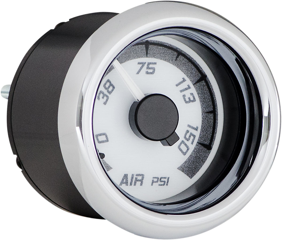DAKOTA DIGITAL MVX-8K Series Analog/Digital Gauge Kit — 8200KGC Model - MVX-8K Series Analog/Digital 2-Gauge Kit / Chrome Bezel / Black Face with Gray Background 2212-0572