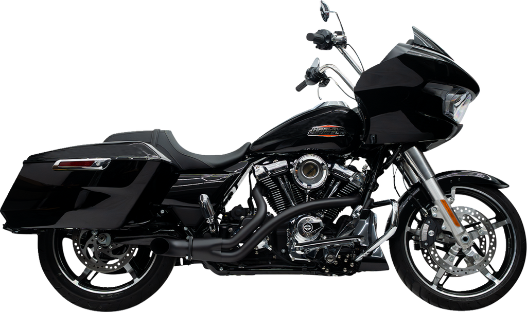 TRASK 2-into-1 BMF Exhaust System - M8 - Black TM-5765BK