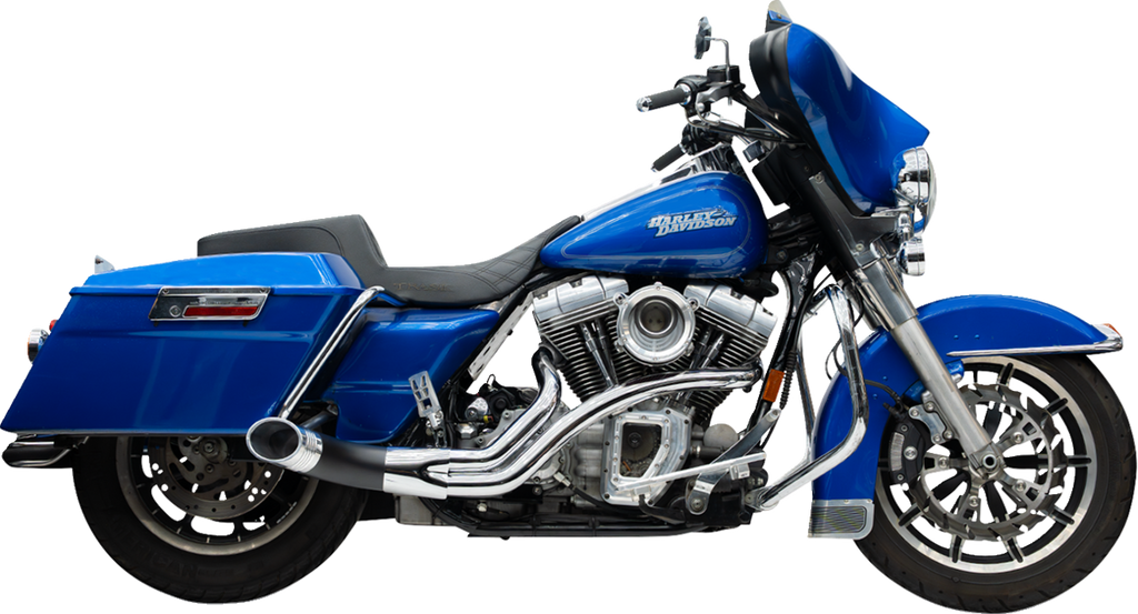 TRASK 2-into-1 Up Yours Exhaust System - Twin Cam - Chrome TM-5740CH