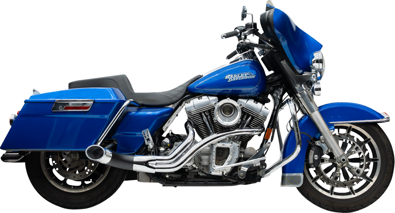 TRASK 2-into-1 Up Yours Exhaust System - Twin Cam - Chrome TM-5740CH