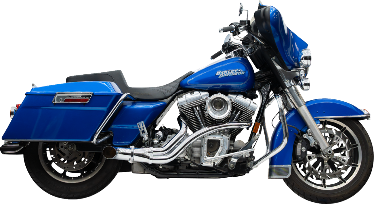 TRASK 2-into-1 BMF Exhaust System - Twin Cam - Chrome TM-5745CH