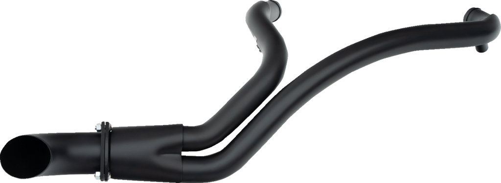 TRASK 2-into-1 BMF Exhaust System - Twin Cam - Black TM-5745BK