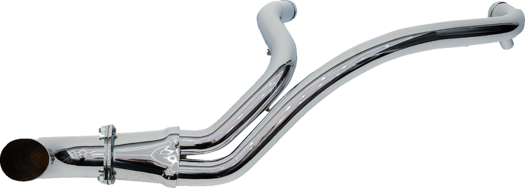 TRASK 2-into-1 BMF Exhaust System - M8 - Chrome TM-5765CH