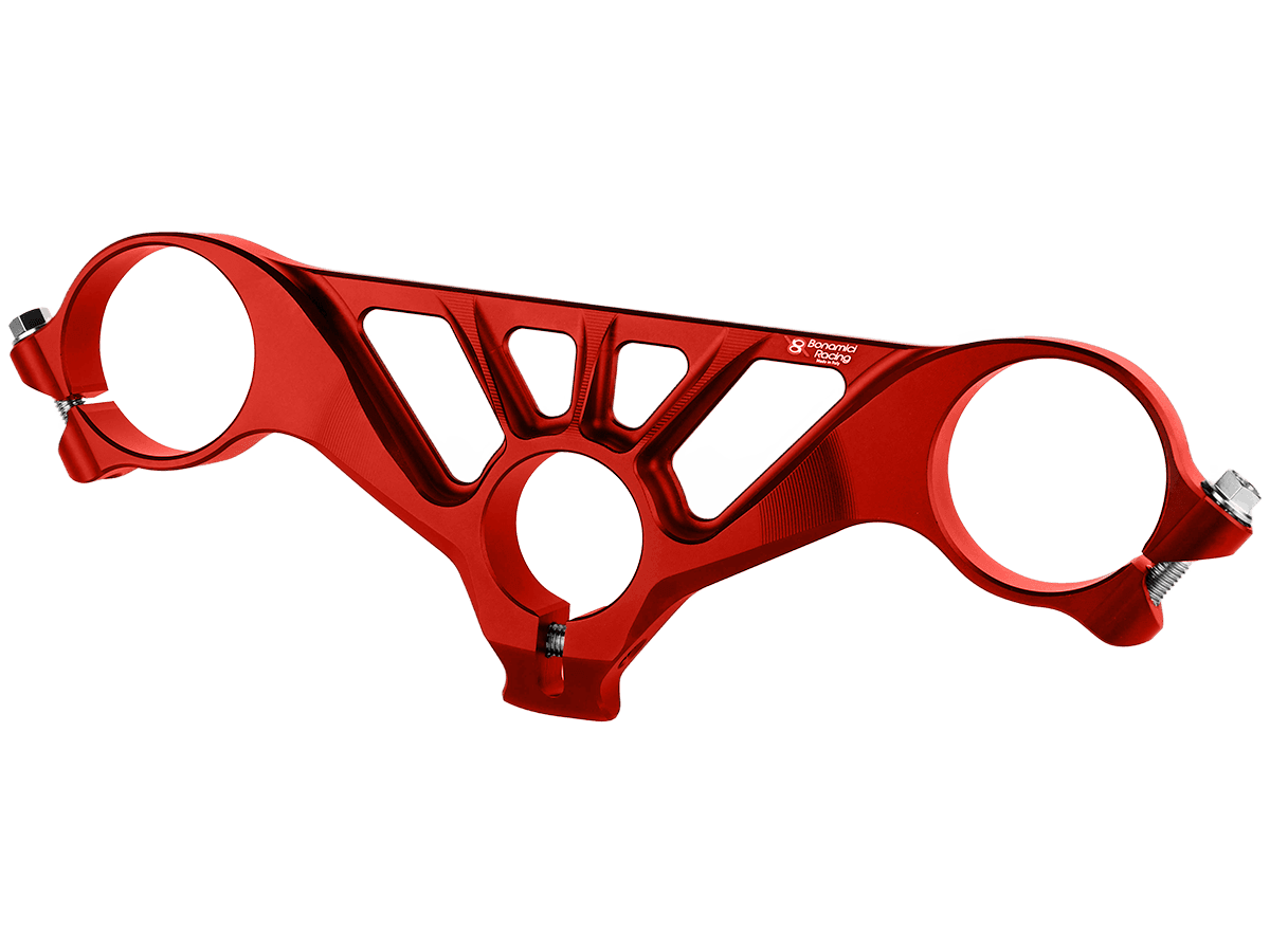 Bonamici Triple Tree Clamp Ducati Panigale V4 S/R (Red) (2025+)