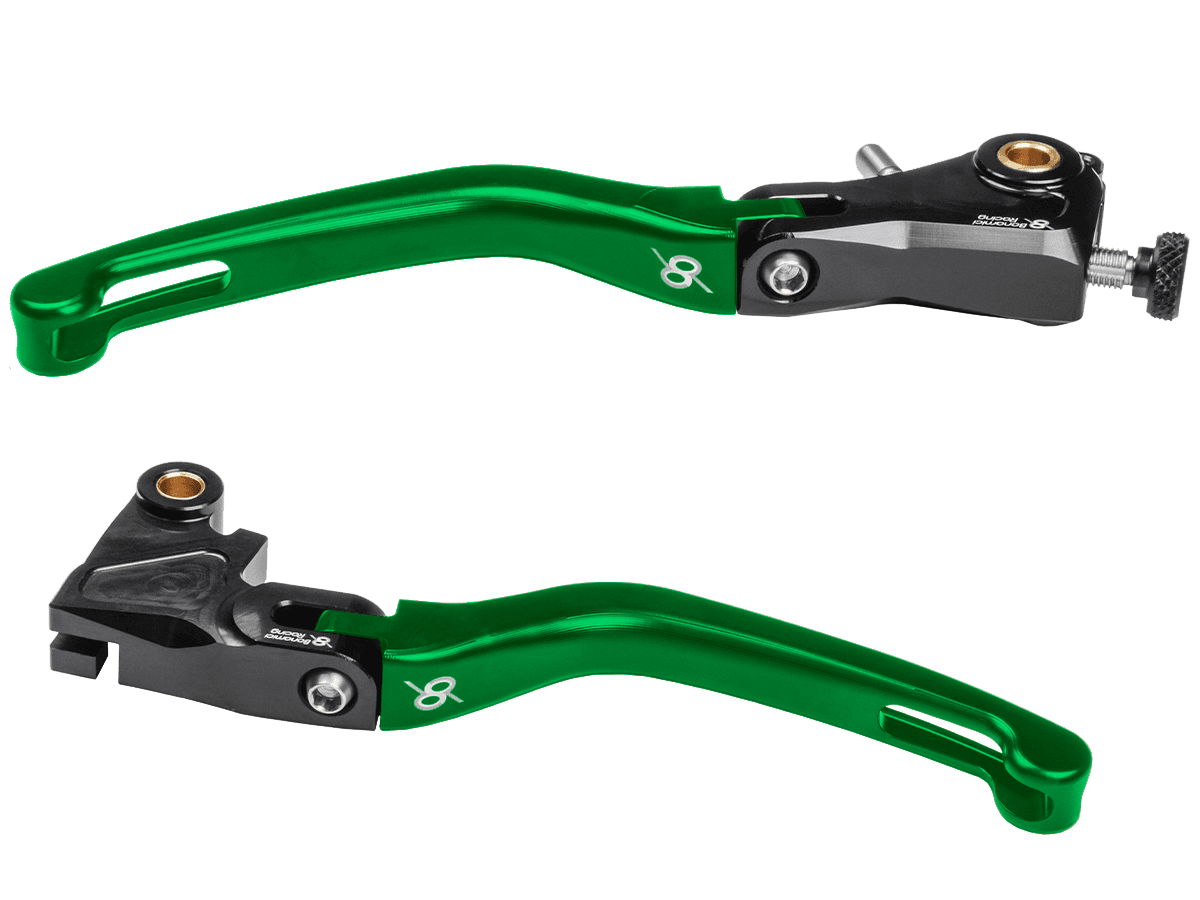 Bonamici Kawasaki Ninja ZX-10R Brake & Clutch Levers (2016+) (Green)