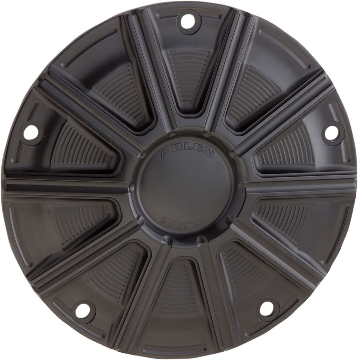 ARLEN NESS 10-Gauge Derby Cover - Black / Big Twin 1107-0653