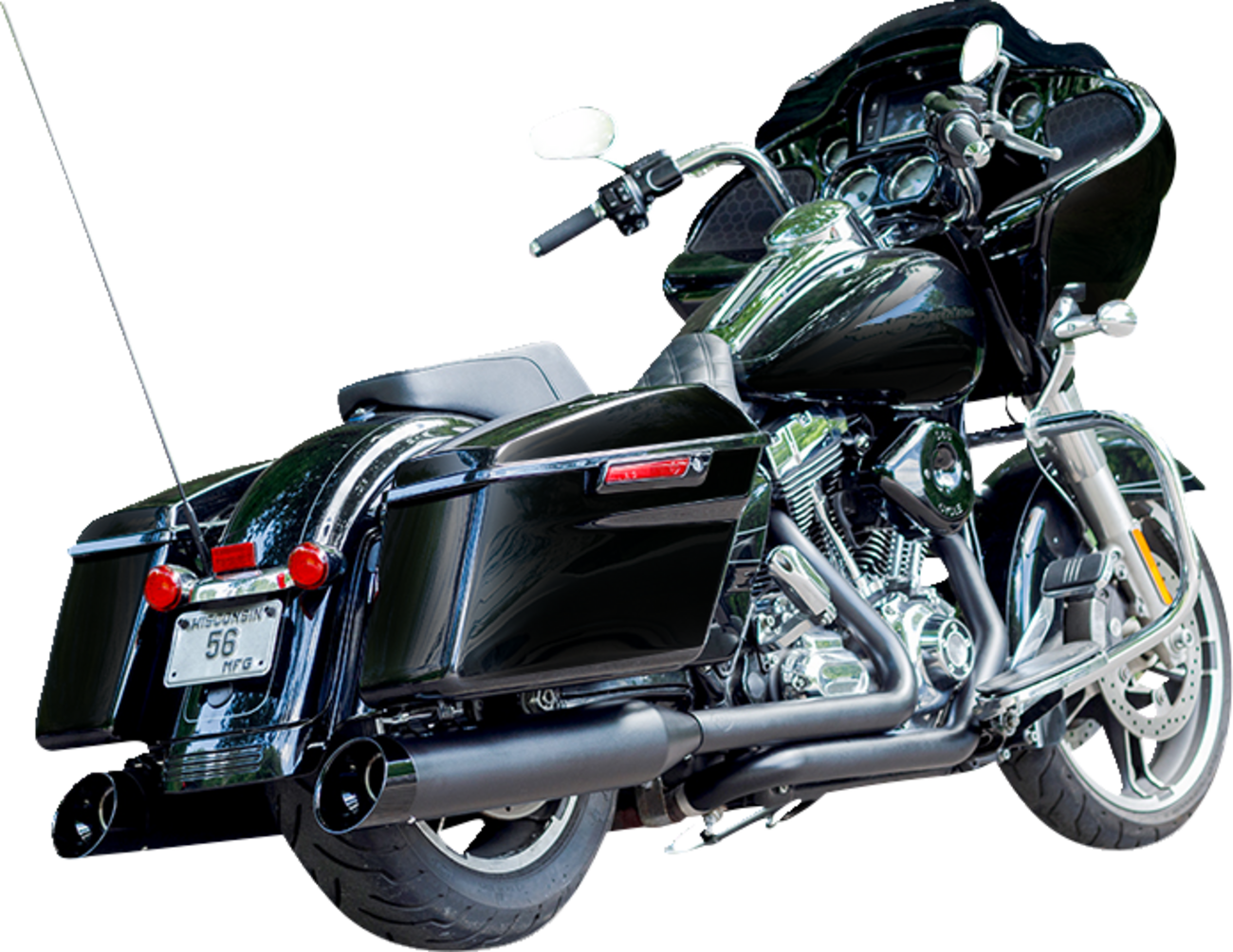 4-1/2" Black MK45 Cutlass Performance Mufflers