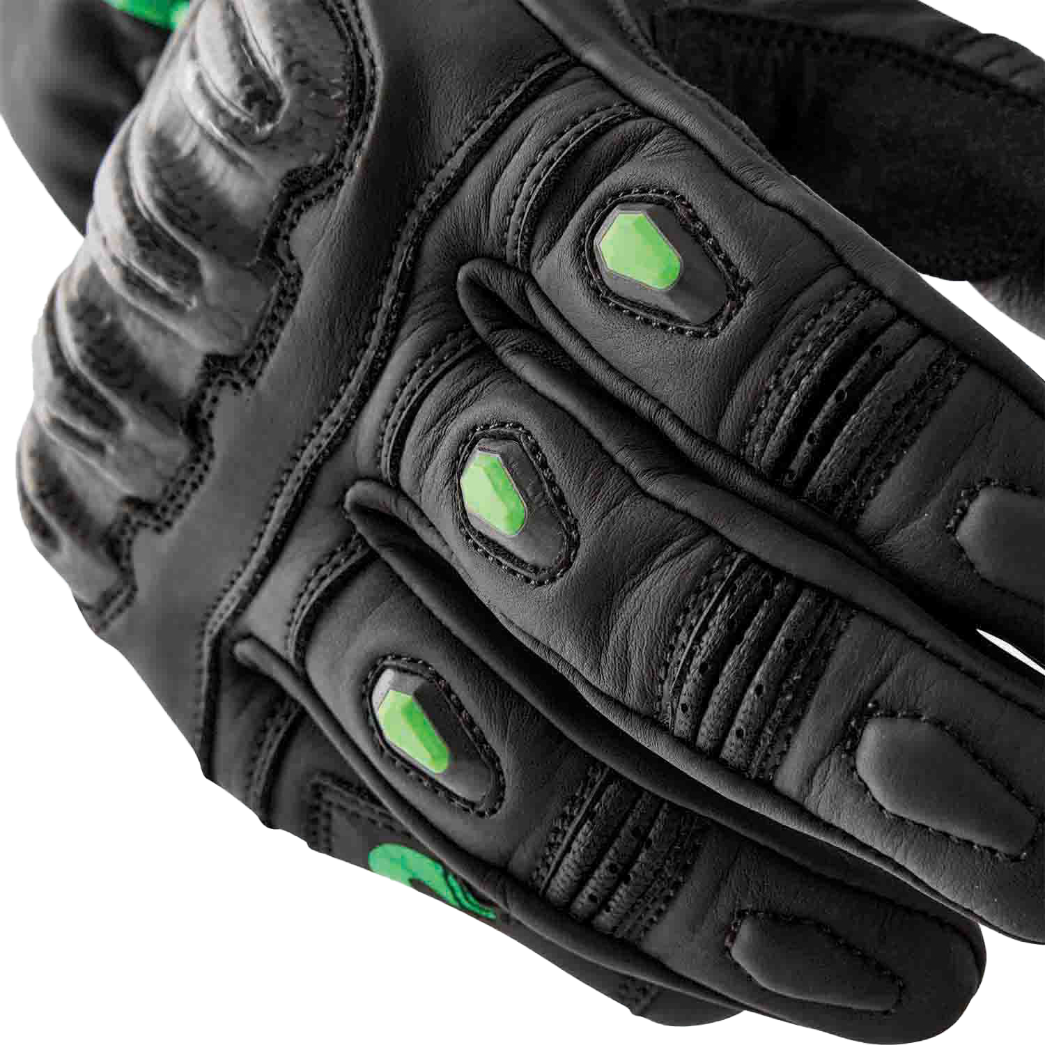 RST S-1 Gloves - Black / Fluorescent Green - View 22