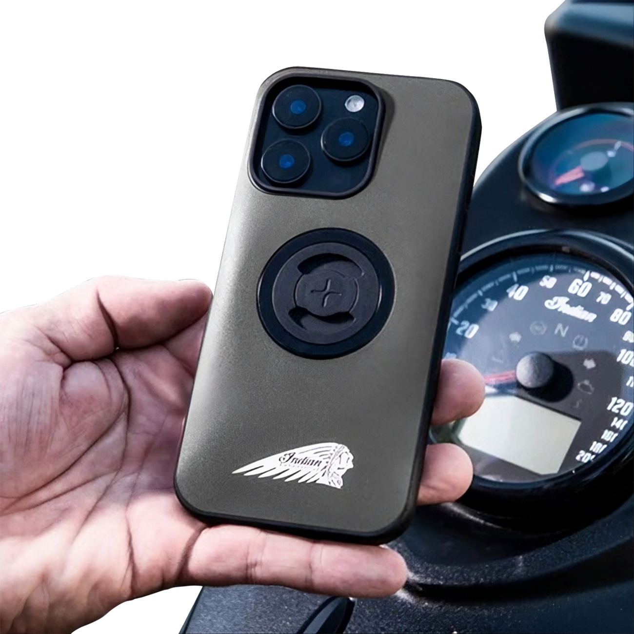 SP CONNECT Indian Phone Case - iPhone 17 Pro - Gray 50810