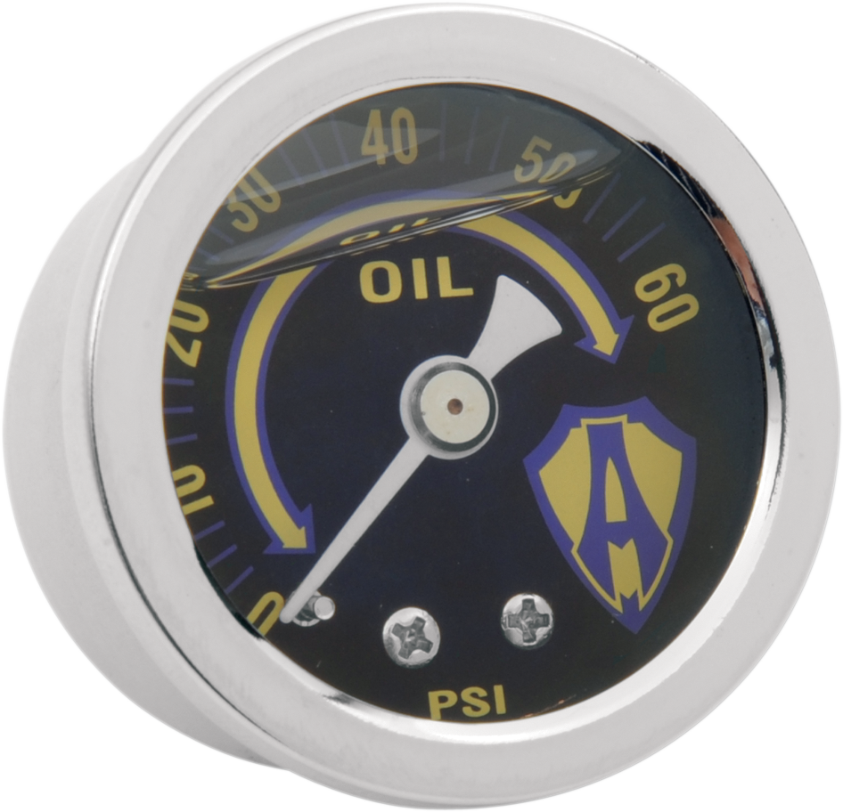 ARLEN NESS Oil Pressure Gauge Kit - Replacement / Chrome DS-245154