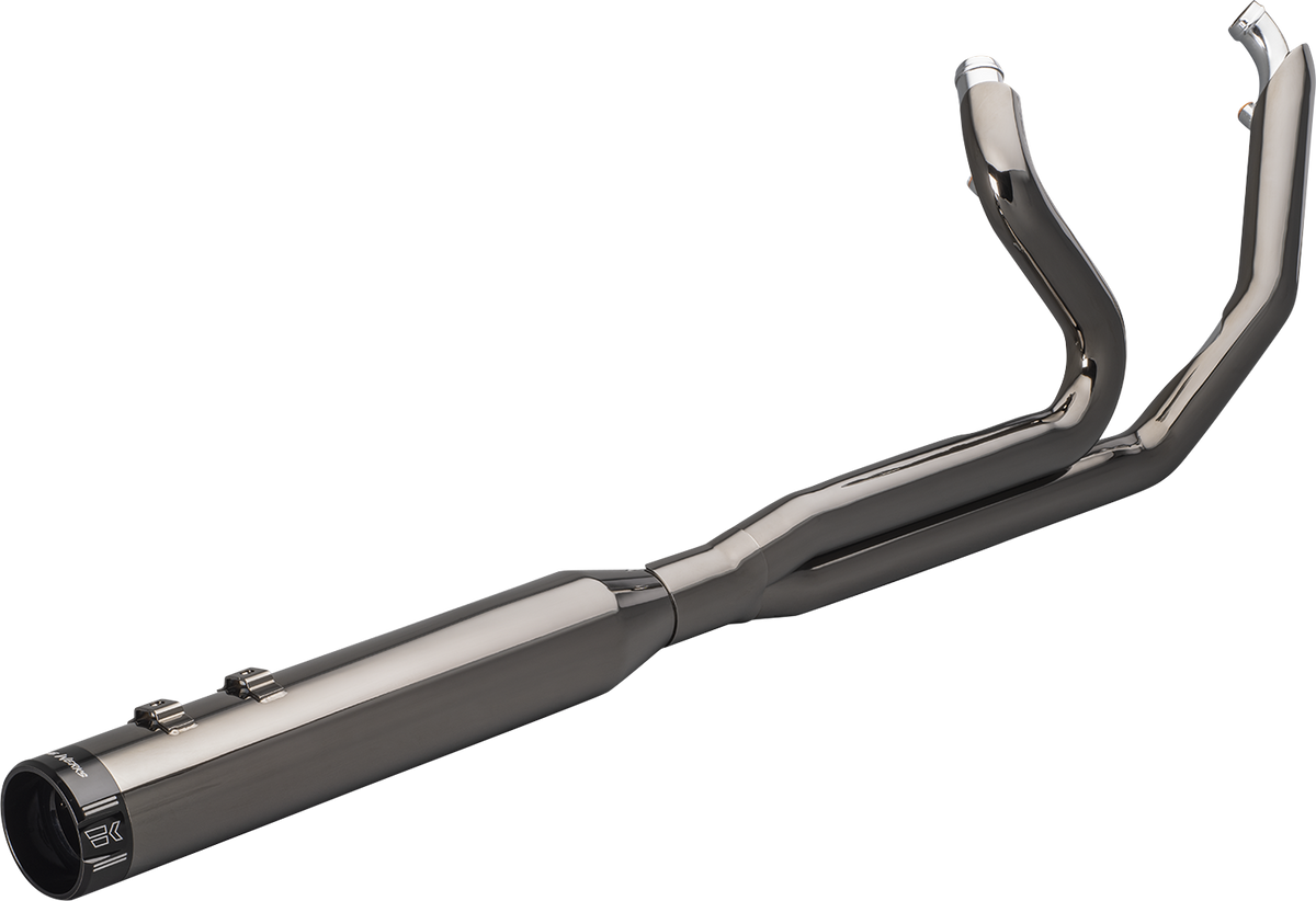 Khrome Werks 2-into-1 Outlaw-SR Exhaust System - Chrome - Without End Cap - M8 Touring 200770-SR
