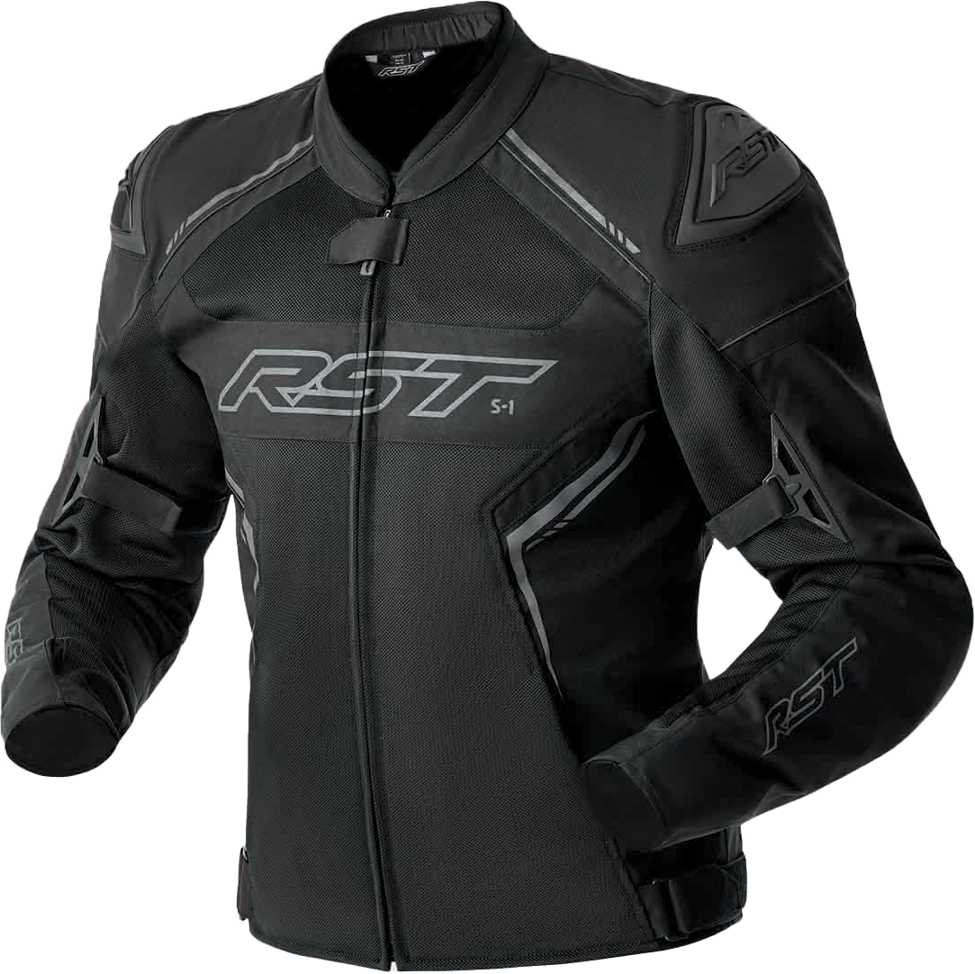 RST S-1 Mesh CE Men's Textile Jacket - Black - View 1