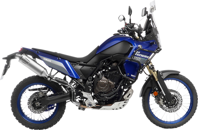 LeoVince LV One Evo Slip-On Muffler - Stainless Steel - High Mount - Yamaha Tenere 700 14465EU: 2019-2026