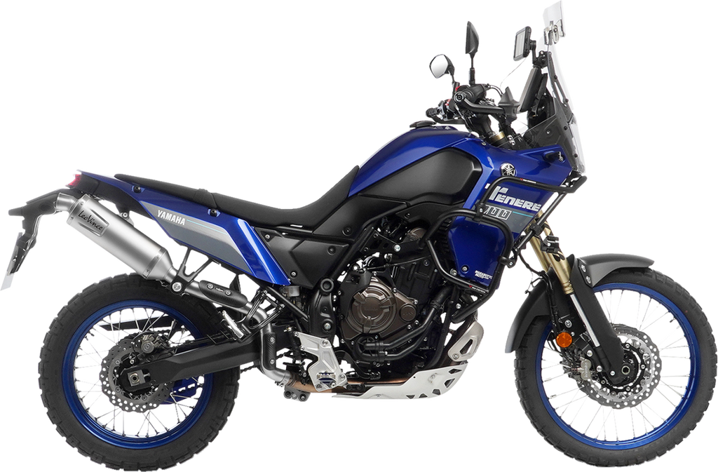 LEOVINCE LV One Evo Slip-On Muffler - Stainless Steel - High Mount - Yamaha Tenere 700 14465EU: