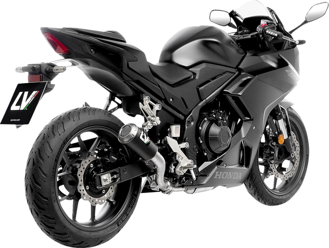 LeoVince LV-10 Slip-On Muffler - Carbon - Honda CB/CBR 500 F/R/X 15273CU 2013-2026