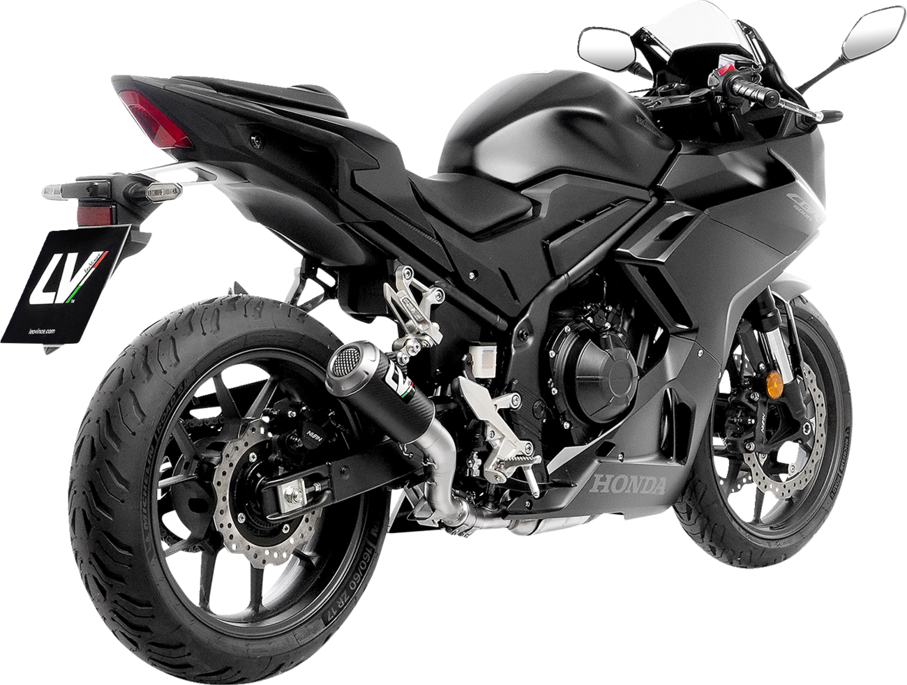 LEOVINCE LV-10 Slip-On Muffler - Carbon - CB/CBR 500 F/R/X 15273CU